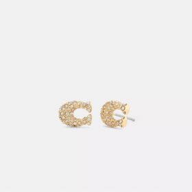 Aretes de botón Pava C