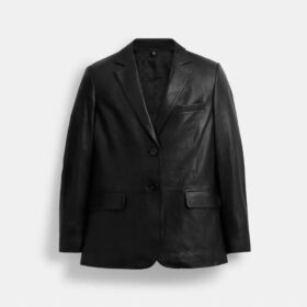 Blazer de cuero