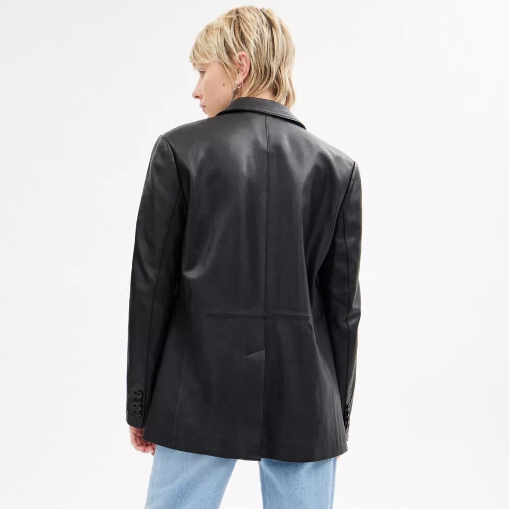 Blazer de cuero