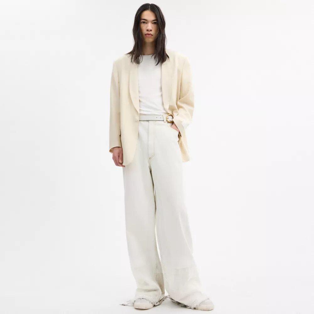 Blazers con cuellos chal teñidos en hilo