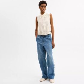 Blusa corta sin mangas