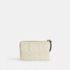 Bolsa de pulsera con cremallera en las esquinas en cuero exclusivo