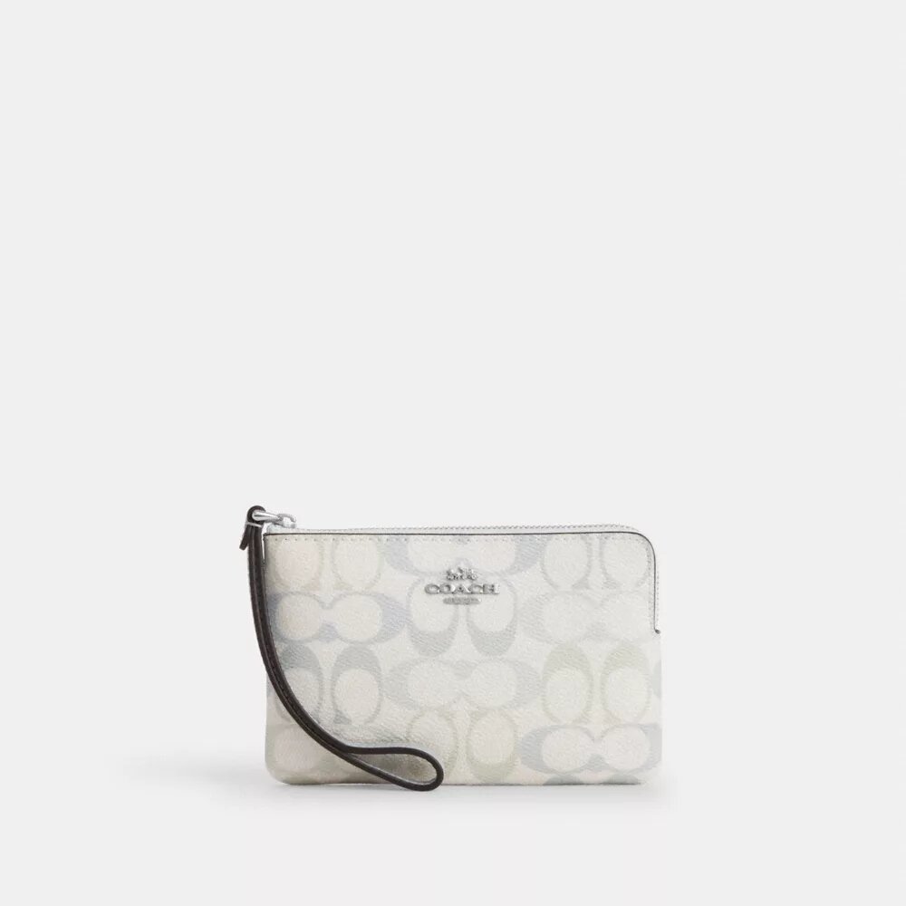 Bolsa de pulsera con cremallera en las esquinas en Signature Canvas