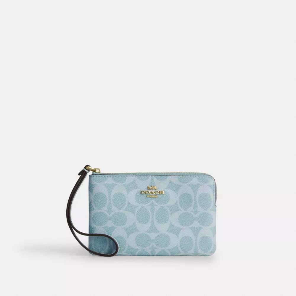 Bolsa de pulsera con cremallera en las esquinas en Signature Canvas