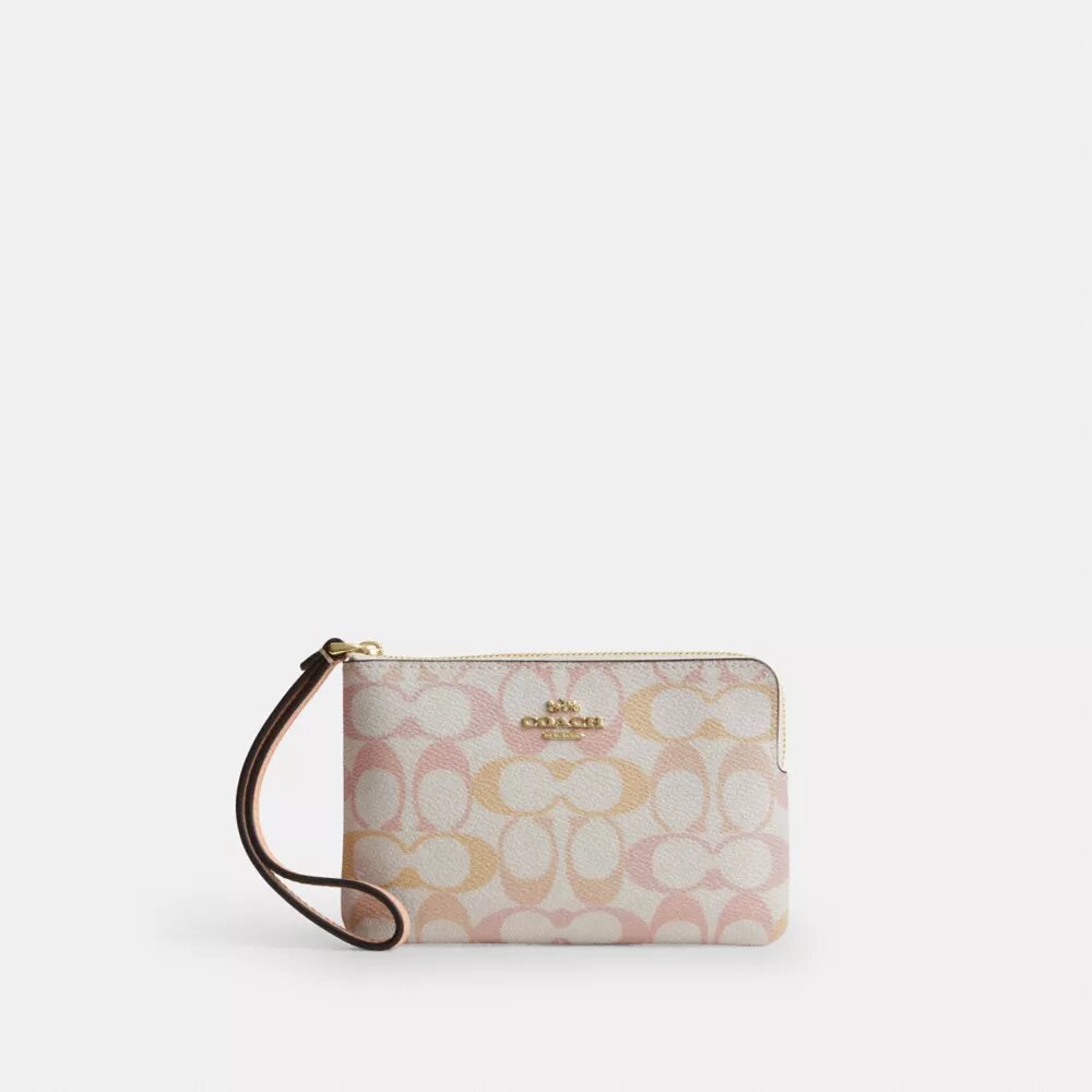 Bolsa de pulsera con cremallera en las esquinas en Signature Canvas