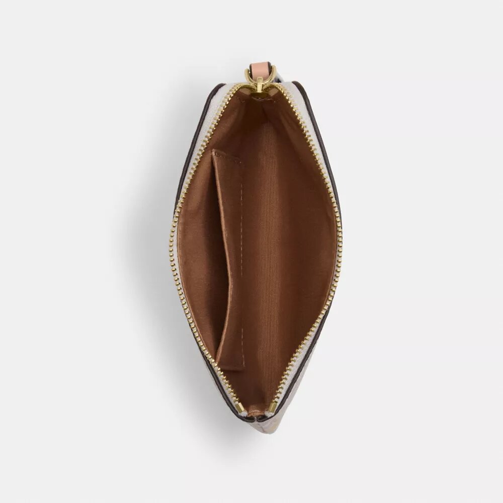 Bolsa de pulsera con cremallera en las esquinas en Signature Canvas
