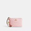 Bolsa de pulsera con cremallera en las esquinas en Signature Canvas con Charms