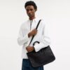 Bolsa de trabajo Isaac en cuero Signature Maxi