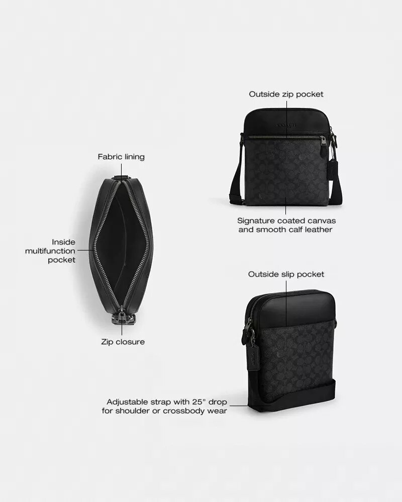 Bolsa de viaje Houston en Signature Canvas