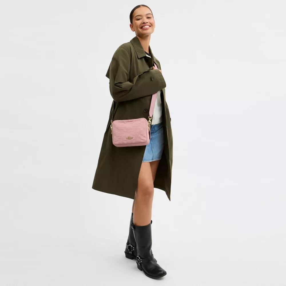Bolso bandolera Carey en denim característico