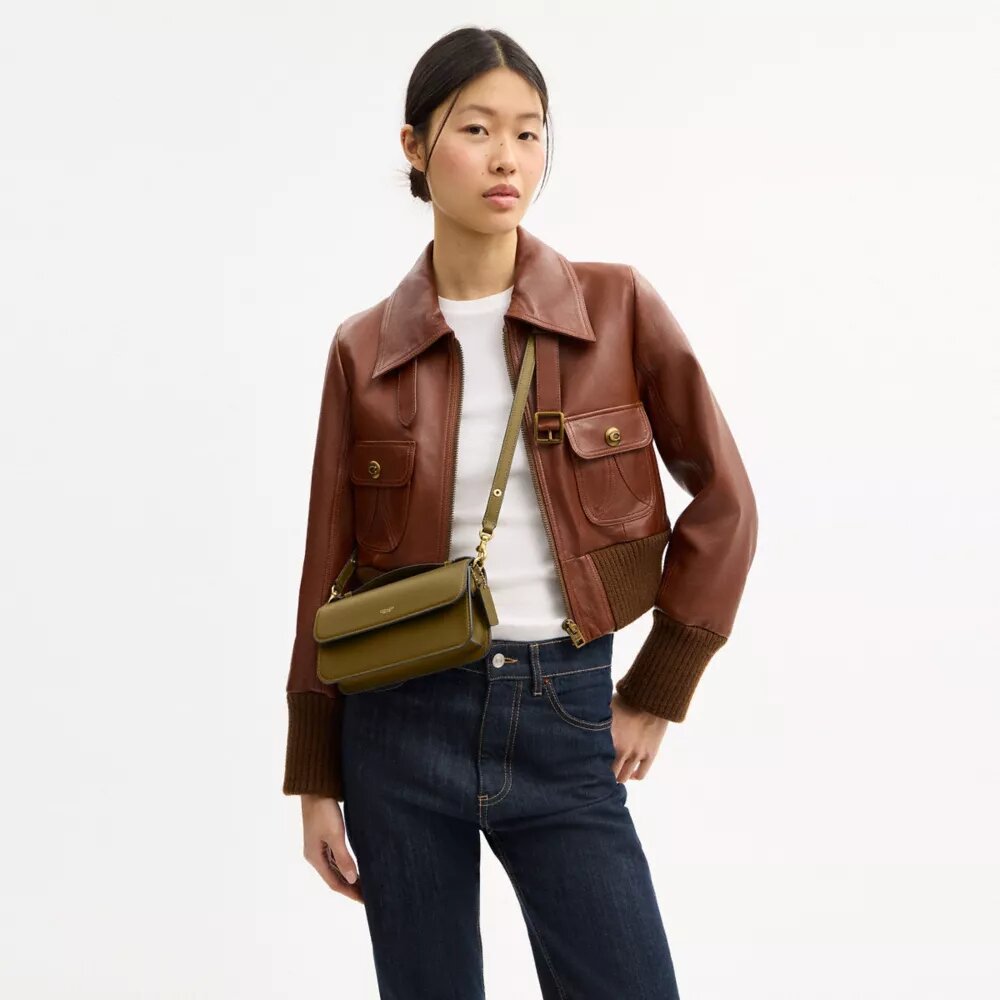Bolso bandolera con asa superior Elora de Nueva York