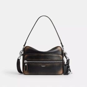 Bolso bandolera Dakota en cuero desgastado