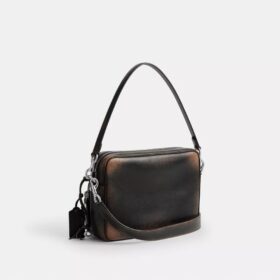 Bolso bandolera Dakota en cuero desgastado
