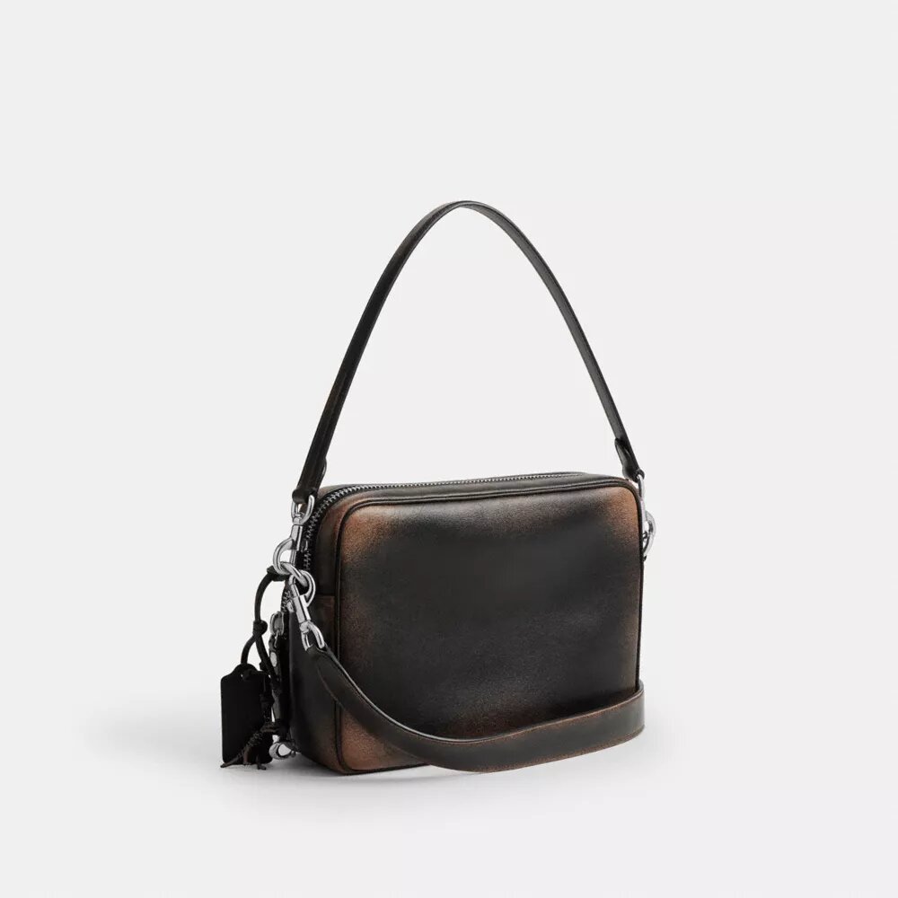 Bolso bandolera Dakota en cuero desgastado