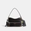Bolso bandolera Dakota en cuero desgastado con Charms