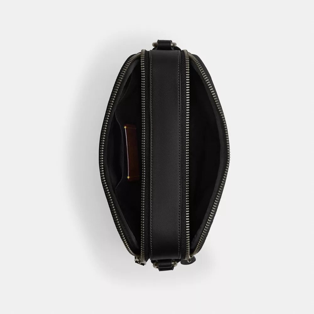Bolso bandolera Graham en Signature Canvas con rayas