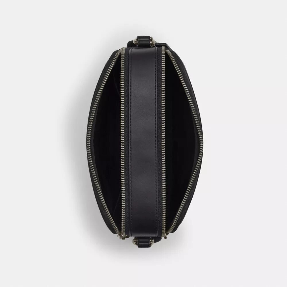 Bolso bandolera Graham en Signature Canvas con rayas universitarias