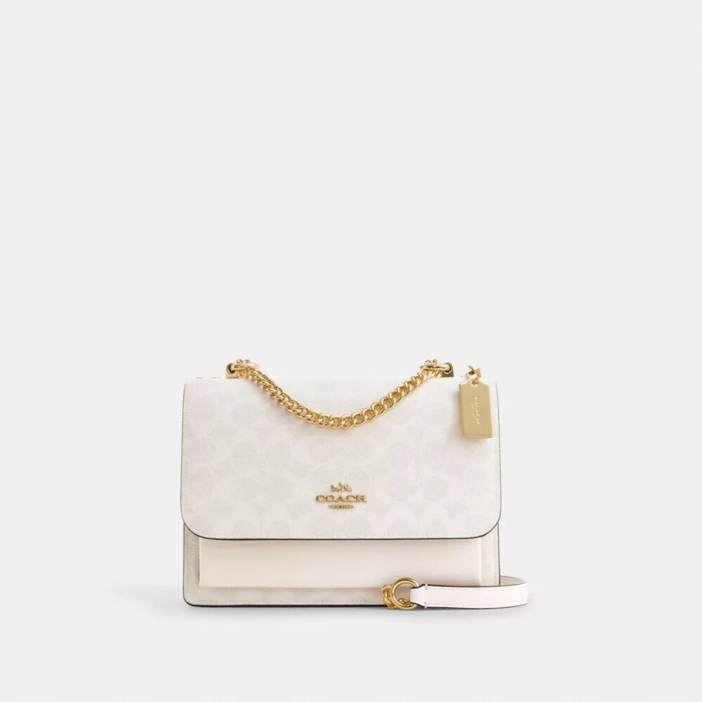 Bolso bandolera Klare en Signature Canvas