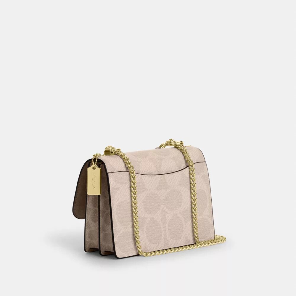Bolso bandolera Klare en Signature Canvas con diseño en bloques