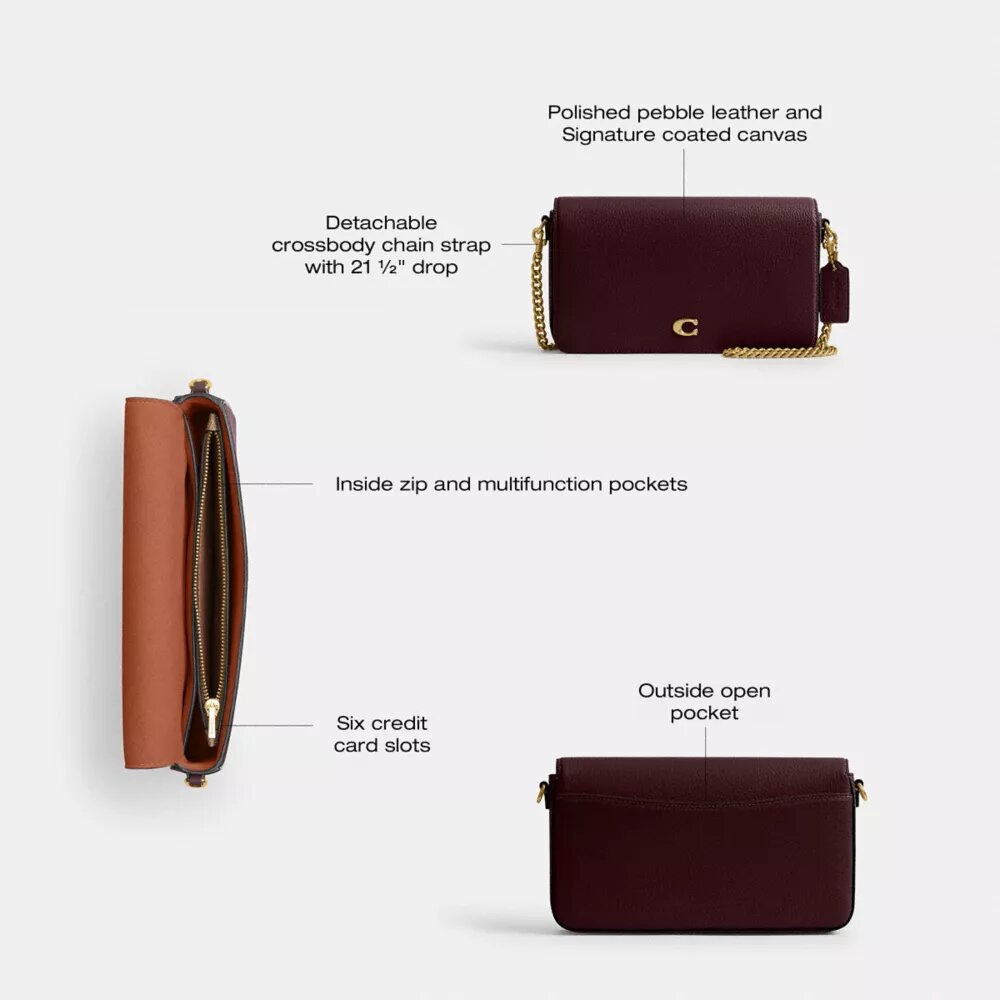 Bolso bandolera Mila con Signature Canvas