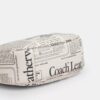 Bolso bandolera mini Carmen con estampado de periódico
