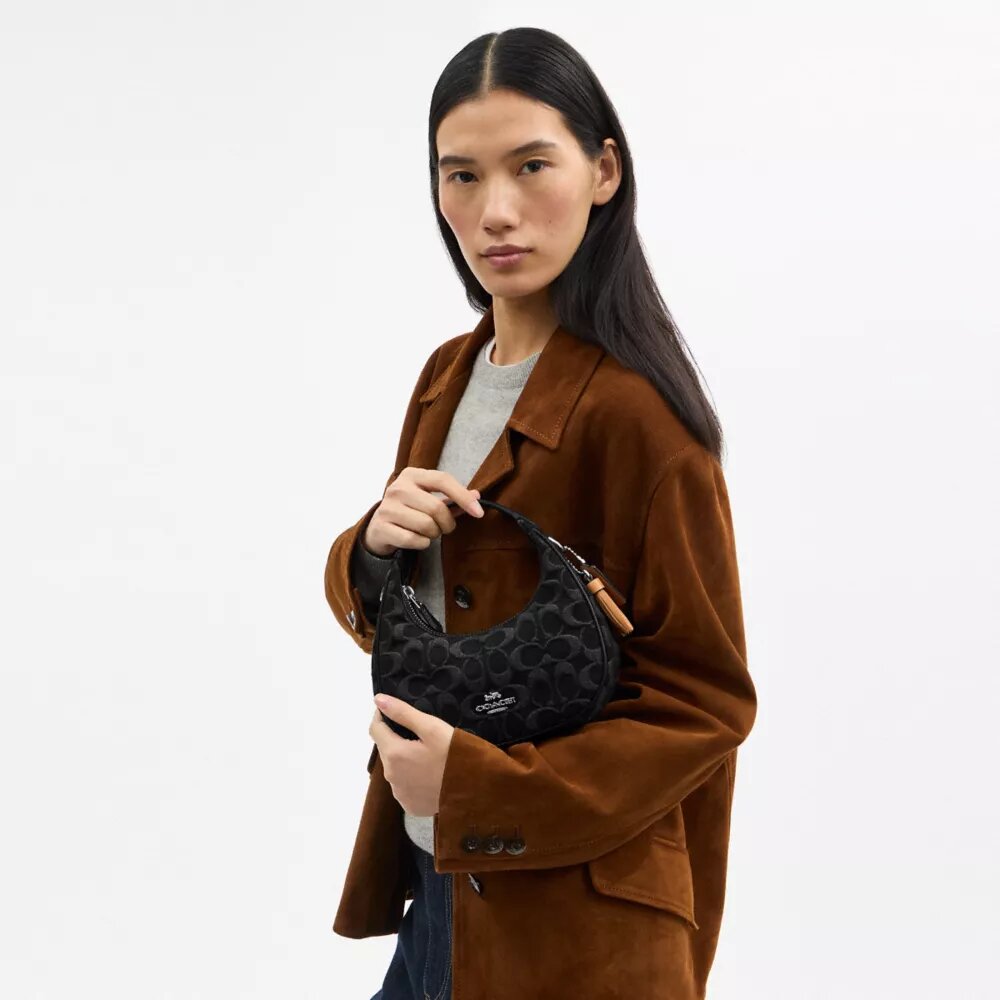Bolso bandolera mini Carmen en denim característico