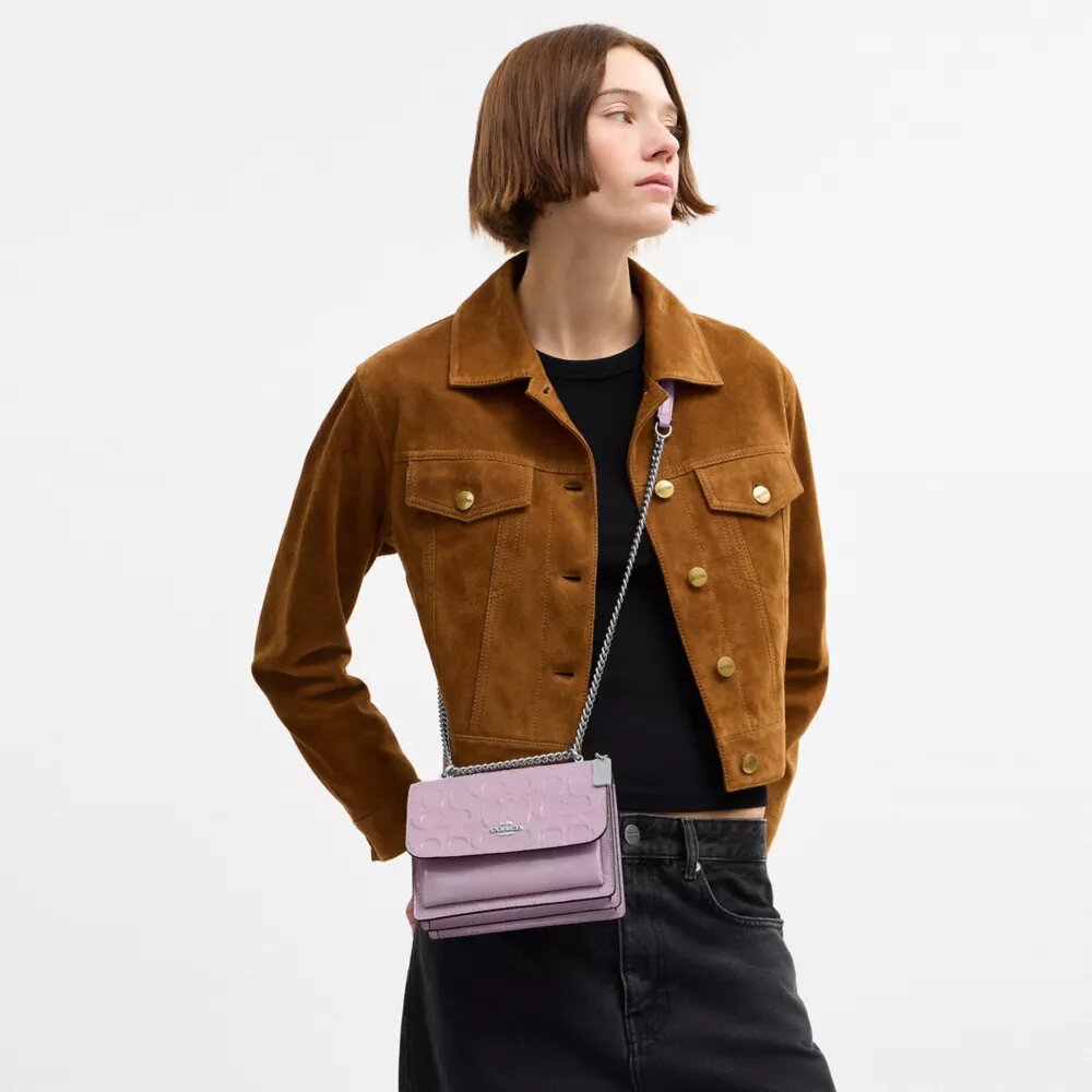 Bolso bandolera Mini Klare en cuero exclusivo