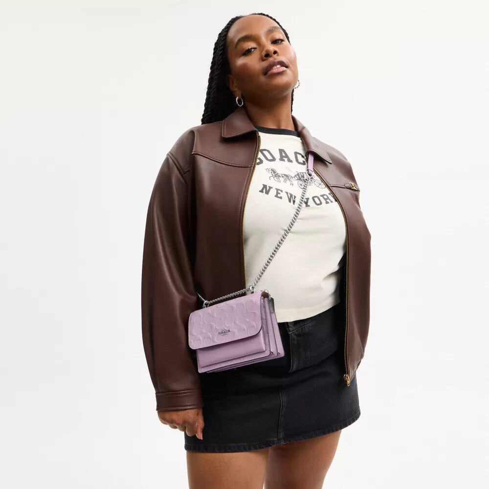 Bolso bandolera Mini Klare en cuero exclusivo