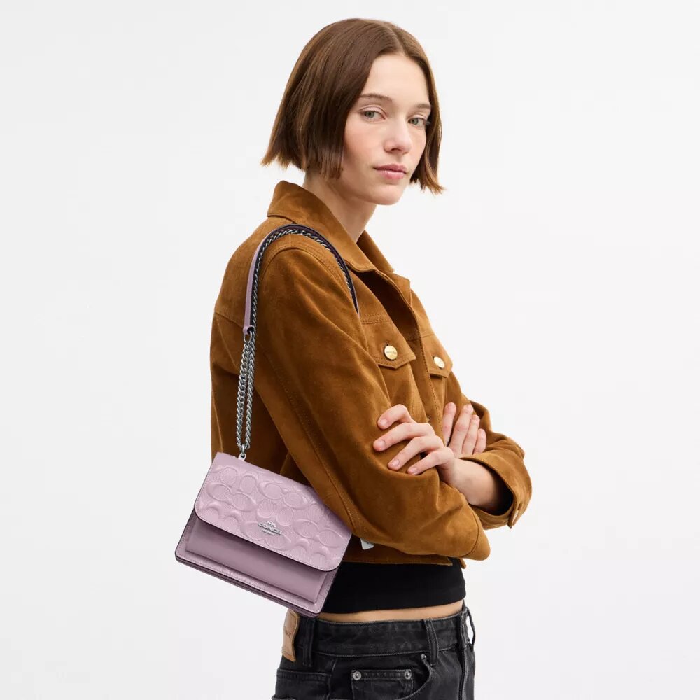 Bolso bandolera Mini Klare en cuero exclusivo