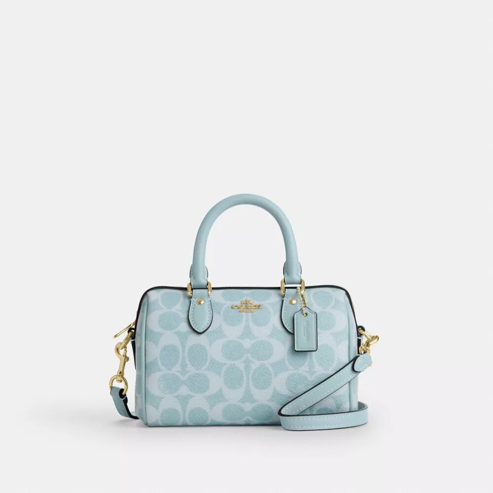 Bolso bandolera Mini Rowan en Signature Canvas