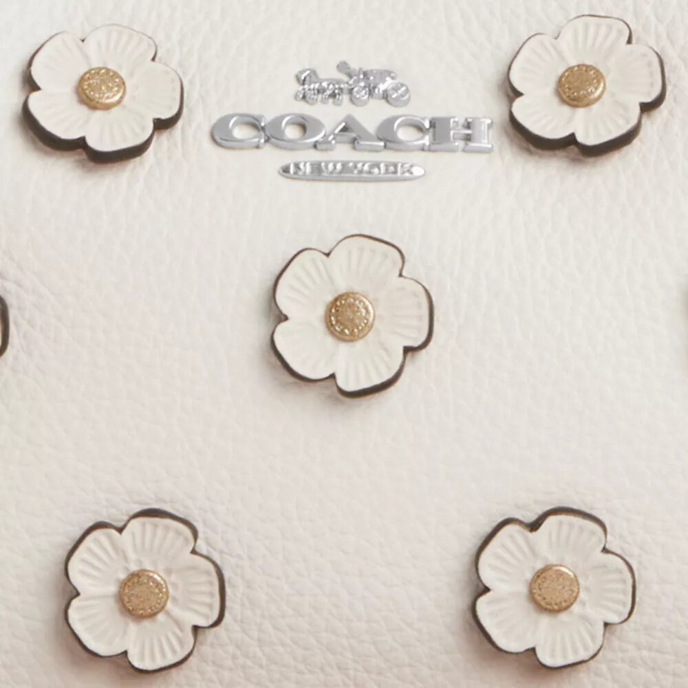 Bolso bandolera mini Teri con apliques florales