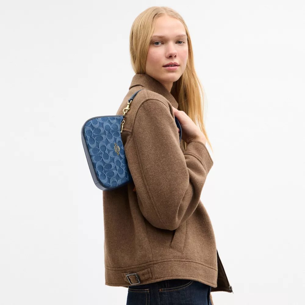 Bolso bandolera mini Teri en denim exclusivo