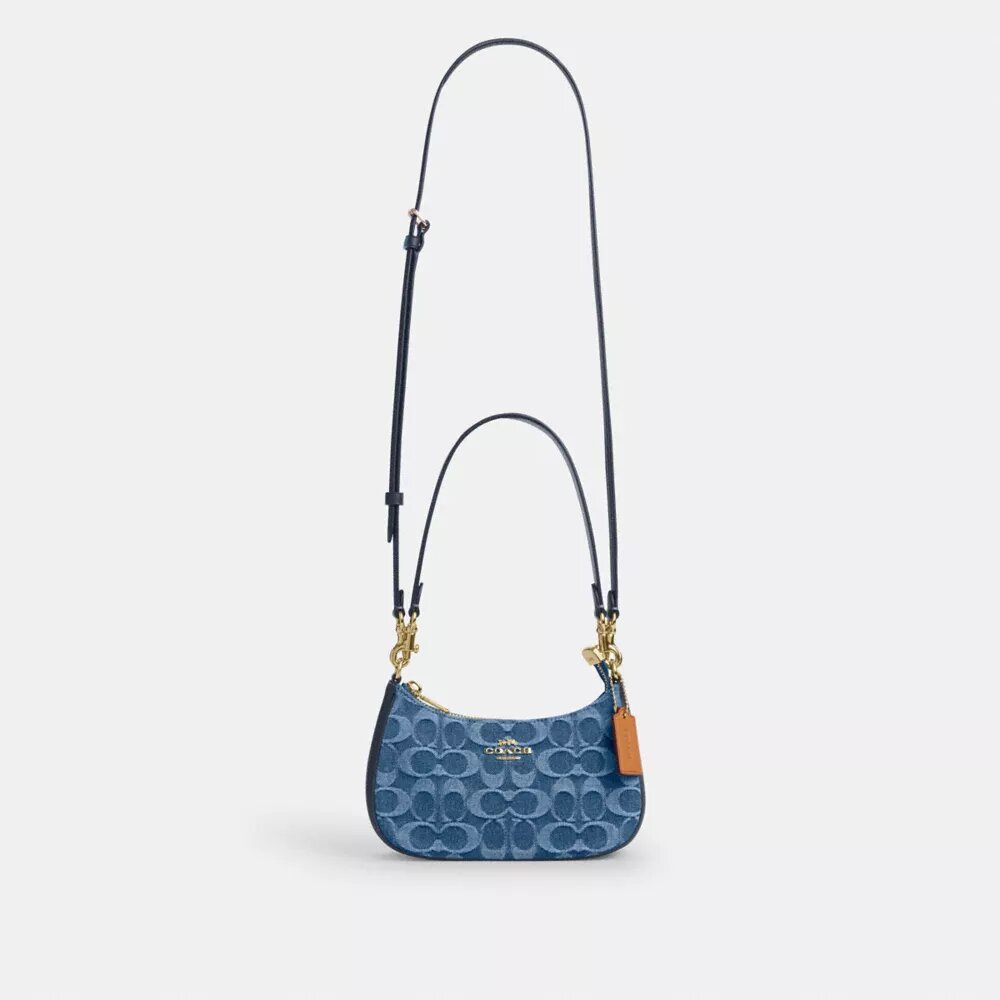 Bolso bandolera mini Teri en denim exclusivo