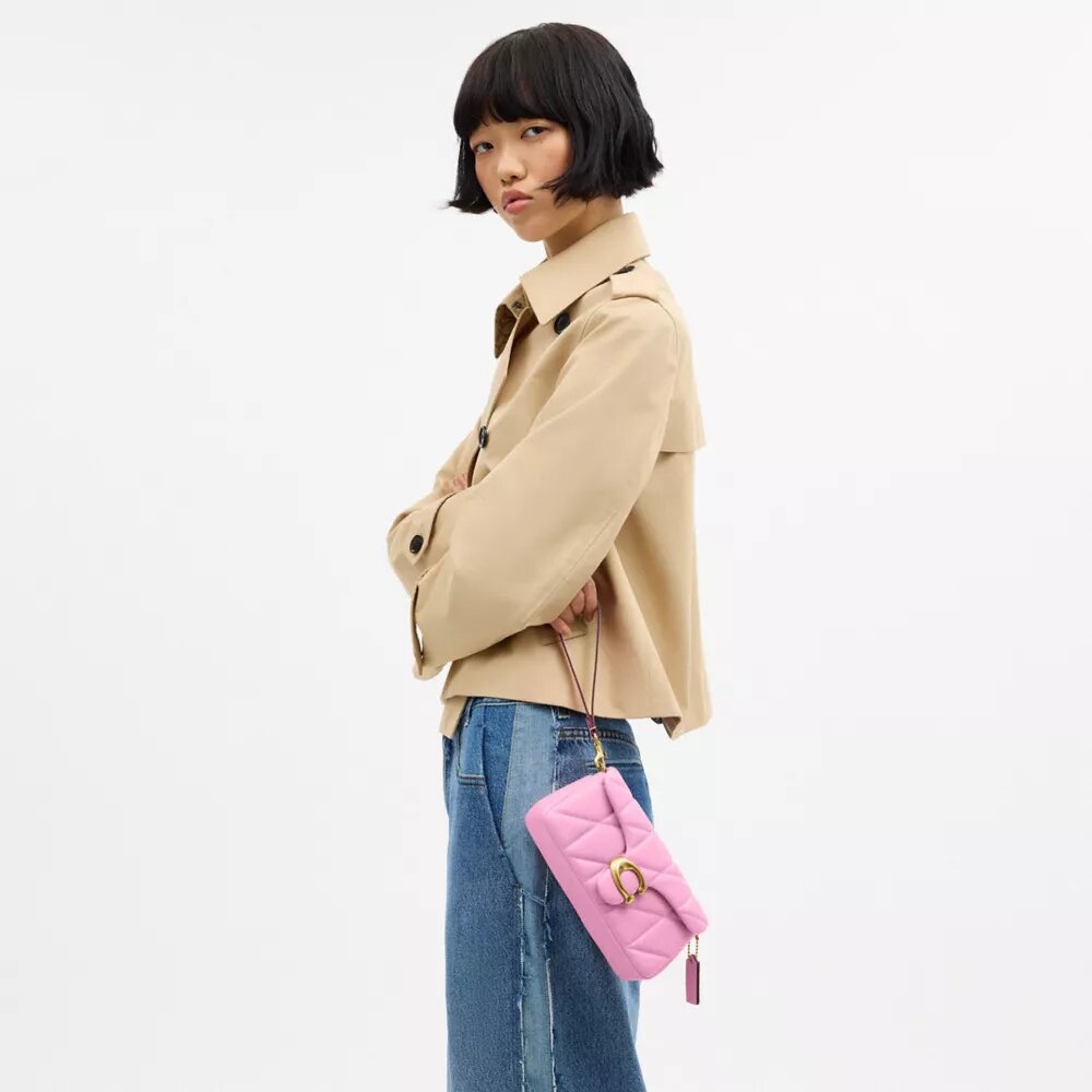 Bolso bandolera Tabby Chain 19 con acolchado