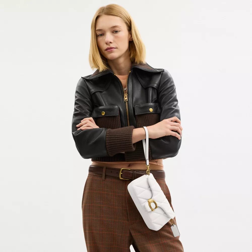 Bolso bandolera Tabby Chain 19 con acolchado
