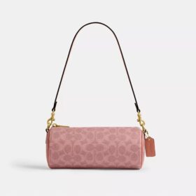 Bolso cilíndrico en Signature Canvas