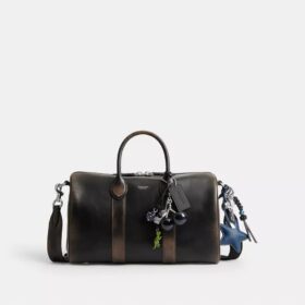 Bolso Compass 35 en cuero desgastado con Charms