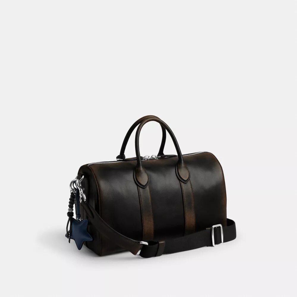 Bolso Compass 35 en cuero desgastado con Charms