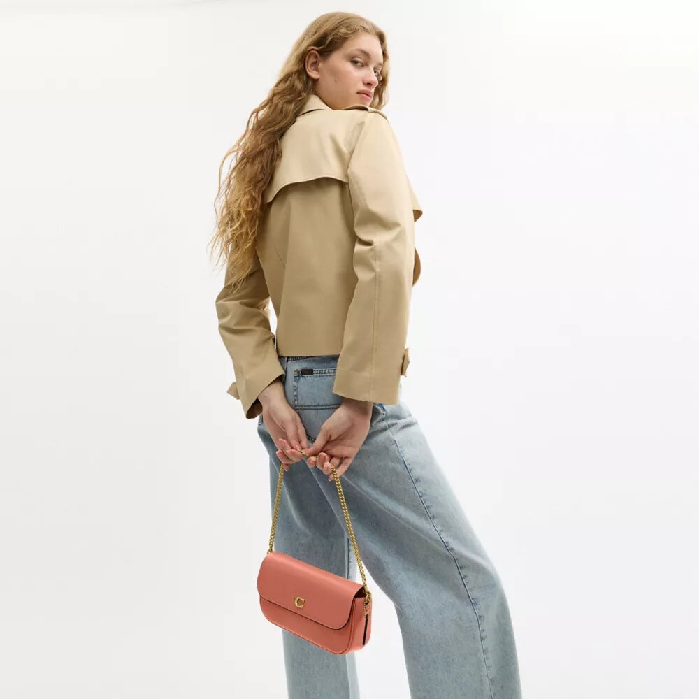 Bolso de cadena con solapa Brooke