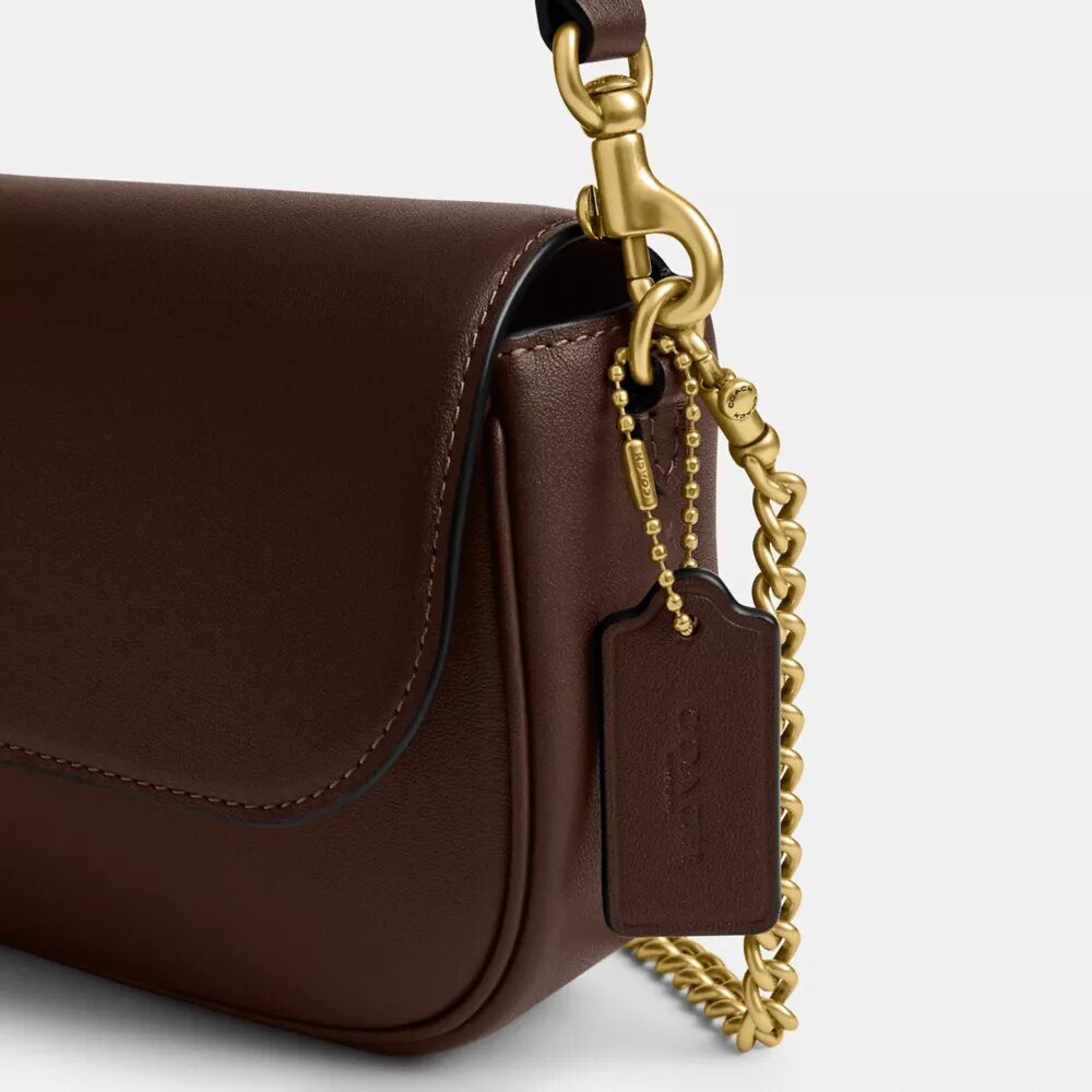 Bolso de cadena con solapa Brooke