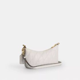 Bolso de hombro Caitlin con acolchado y dije