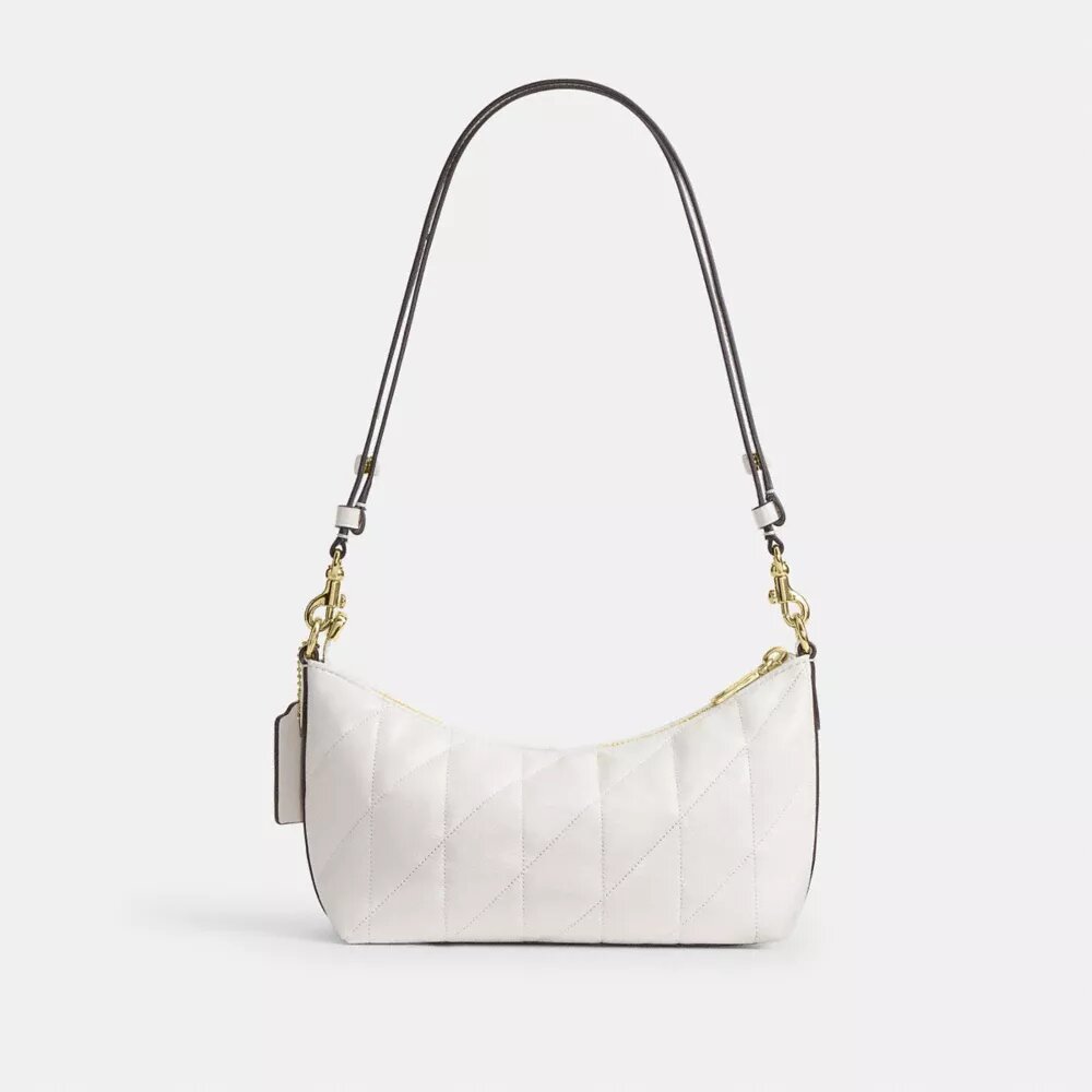 Bolso de hombro Caitlin con acolchado y dije