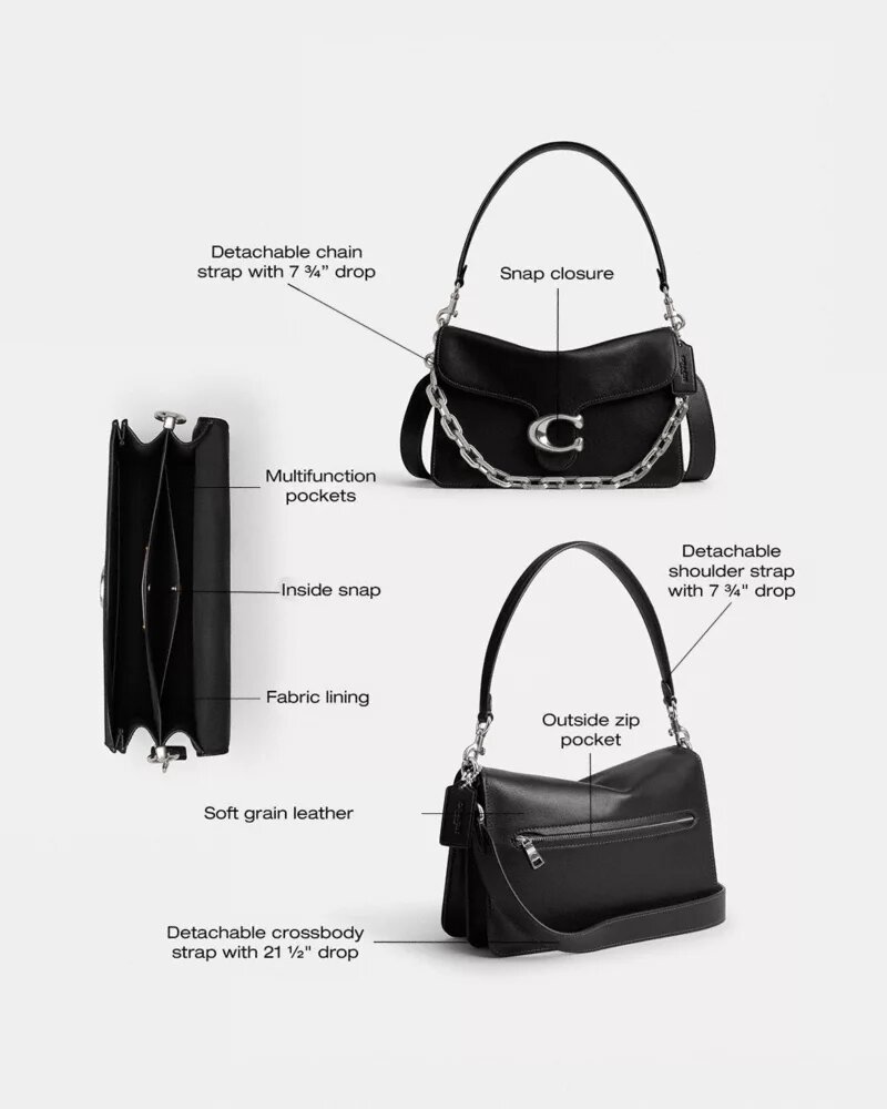 Bolso de hombro Chain Tabby