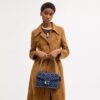 Bolso de hombro «Chain Tabby» en denim emblemático