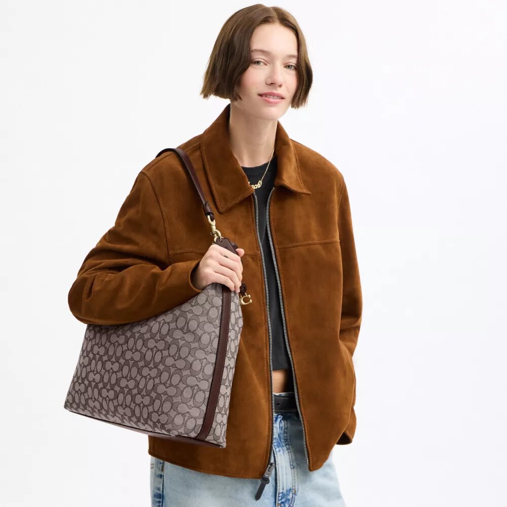 Bolso de hombro Juliet 38 en jacquard exclusivo