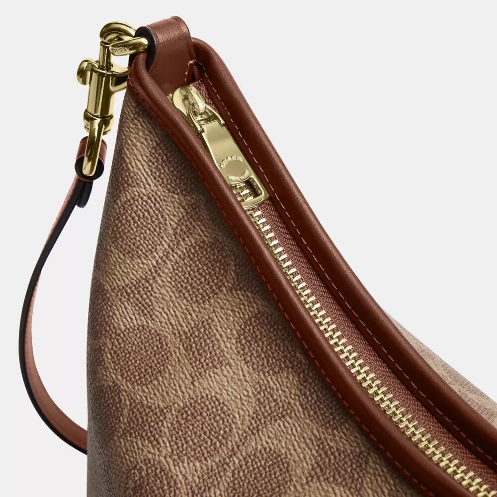 Bolso de hombro Laurel en Signature Canvas