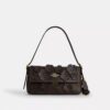 Bolso de hombro pequeño con solapa Etta y aplique floral
