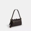 Bolso de hombro pequeño con solapa Etta y aplique floral