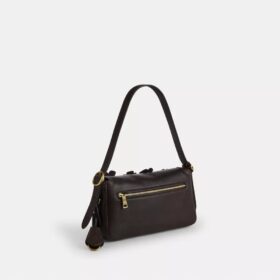 Bolso de hombro pequeño con solapa Etta y aplique floral
