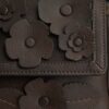 Bolso de hombro pequeño con solapa Etta y aplique floral